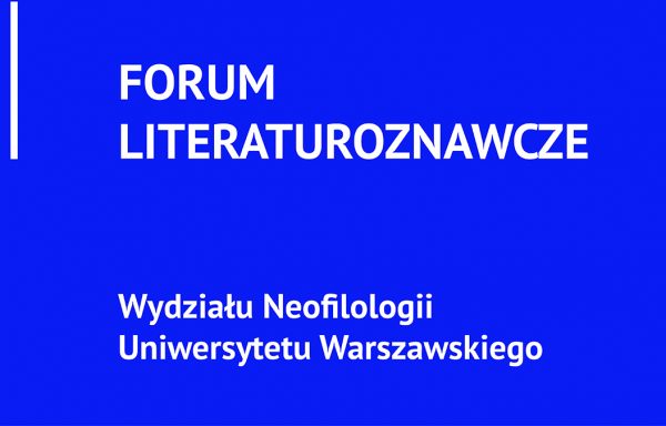 Forum Literaturoznawcze Wydziału Neofilologii