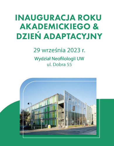 Inauguracja Roku Akademickiego 2023/2024 & Dzień Adaptacyjny