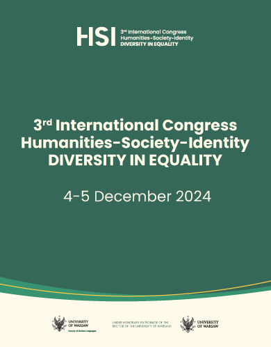 3rd International Humanities–Society–Identity Congress